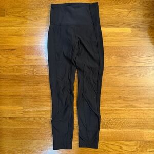 Lululemon Daily Lineup 7/8 Tight *25" Black - Size 4 Ribbed Leggings